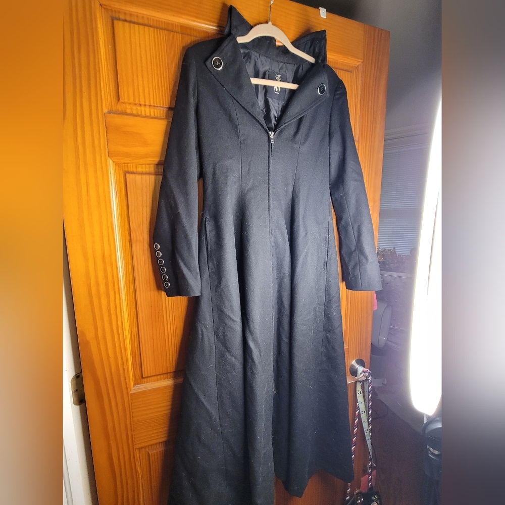 Black Peace Now Wool coat J Rock Visual Kei